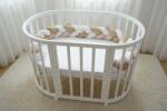 Babyhome плетен обиколник за кошара 330 см. Цвят БЕЖЕВ (11996)