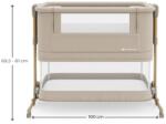 KinderKraft NESTEE GROW 2 бебешка кошара BEIGE (KLNEEGR2BEG0000)