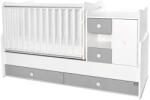 Lorelli ЛЕГЛО MiniMAX NEW 190/72 ЦВЯТ БЯЛО/STONE GREY (10150500041A) - bebetabg
