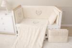Babyhome Луксозен комплект за бебешко легло с релефен памук 9 части