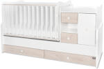 Lorelli ЛЕГЛО MiniMAX 190/72 ЦВЯТ БЯЛО/СВЕТЪЛ ДЪБ NEW (10150500045A) - bebetabg