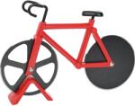 Flippy Cutit pizza creativ Flippy, in forma de bicicleta, cu suport pentru cutit, 19 x 12.5 cm, otel/PP, negru (125068) Forma prajituri si ustensile pentru gatit