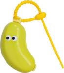 Flippy Capac Protector pentru Periuta de Dinti, Flippy, cu Recipient Pasta de Dinti, Portabil, cu Agatatoare, din Plastic 8.7 x 3 cm, Verde/Galben (164827)