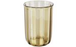 Flippy Cana de Apa pentru Clatit, Flippy, pentru Periuta de Dinti, 200 ml, 10.4 x 7.3 cm, Maro Transparent (128528)