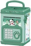 Flippy Pusculita pentru Copii, Flippy, pusculita pentru economii SMART BOX cu efecte sonore, Tip ATM, cu Parola cu Amprenta, din plastic, 20 x 13.5 x 11.5 cm Verde (131368)