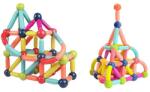 Flippy Piese Magnetice pentru Copii, Flippy, Set din 198 de Piese de diferite Culori, Constructor Magnetic cu Posibilitatea de a Construii forme Nelimitate, Multicolor (164999) Jucarii de constructii magnetice
