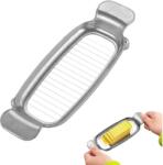 Flippy Feliator de Alimente, Flippy, pentru Branza, Unt, Oua, din Aluminiu, 19.5 x 6.5 x 2 cm, Argintiu (132604)