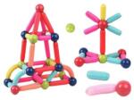 Flippy Piese Magnetice pentru Copii, Flippy, Set din 82 de Piese de diferite Culori, Constructor Magnetic cu Posibilitatea de a Construii forme Nelimitate, Multicolor (164993) Jucarii de constructii magnetice