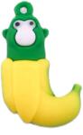 Flippy Breloc de Chei din Silicon, Flippy, Figurina Brainrot Cimpanzini Bananini, 4 cm, Galben/Verde (166555)