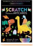 Flippy Set 9 Planse Razuibile, Flippy, Scratch ArtCards, +3 Ani, de Razuit si de Colorat, 19 x 14 cm, Model Dinozauri, Multicolor (133107) Carte de colorat