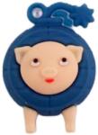 Flippy Breloc de Chei din Silicon, Flippy, Figurina Brainrot Svinino Bombondino, 4 cm, Albastru (166554)