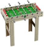 Flippy Masa de Fotbal cu Teren si 18 Jucatori Flippy, 6 Manere, cu Tablou pentru Scor, din Metal, Lemn si ABS, 81 x 43 x 78 cm, cu Picioare, pentru copii/adulti, Gri (125768)