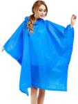 Flippy Pelerina de Ploaie, Flippy, pentru Adulti, EVA, Tip Poncho, Impermeabila, Rezistenta la Vant, Capse Laterale, 160 g, Albastru (135979)