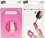 Flippy Set 26 buc Sabloane Reutilizabile pentru Oja, Flippy, pentru Manichiura Ingrijita, fara Depasire Margini, Protectie Cuticula, 10 Marimi, din Plastic, Roz (133947)