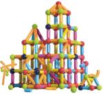 Flippy Set 100 Piese Magnetice de Constructie, Flippy, Magnetic Sticks, Bastonase si Bile, 3 Ani, ABS, Magnet, 24 x 18.5 x 14 cm, Multicolor (127373) Jucarii de constructii magnetice