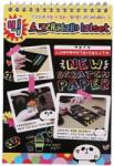 Flippy Caiet cu fise razuibile Flippy, DIY Magic Scratch, 12 File, Curcubeu, Creion din Lemn, Cartonase negre, 26 x 19 cm, Multicolor (125724) Carte de colorat