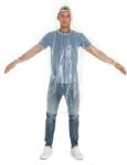 Flippy Pelerina de Ploaie, Flippy, pentru Adulti, 150 x 90 cm, Tip Poncho, Impermeabila, de Unica Folosinta, 30 g, Transparent (135970)