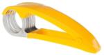 Flippy Feliator pentru Alimente, Flippy, Accesoriu pentru Bucatarie, Cutit pentru Legume si Fructe, Model Banana, Ergonomic, 17.5x5x4 cm, Galben (132603)