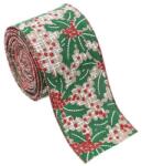 Flippy Panglica Decorativa pentru Craciun, Flippy, Ornament pentru Brad de Craciun, Pretreceri, Panglica cu Design Brad de Craciun, 200 x 6.3 cm, Khaki (161828)