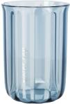 Flippy Cana de Apa pentru Clatit, Flippy, pentru Periuta de Dinti, 200 ml, 10.4 x 7.3 cm, Albastru Transparent (128527)