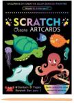Flippy Set 9 Planse Razuibile, Flippy, Scratch ArtCards, +3 Ani, de Razuit si de Colorat, 19 x 14 cm, Model Ocean, Multicolor (133108) Carte de colorat