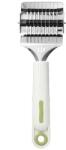 Flippy Dispozitiv de taiat Taietei, Flippy, din Plastic cu Inox Razatoare, Curatator de Legume-Fructe, Maner Anti Alunecare, 22 x 6.5 cm Alb (133128)