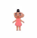 Flippy Breloc de Chei din Silicon, Flippy, Figurina Brainrot Ballerina Cappuccina, 4 cm, Roz (166546)