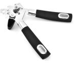 Flippy Desfacator de conserve multifunctional Flippy, Otel inoxidabil, Maner antialunecare, ergonomic, rezistent la rugina, usor de utilizat, 21.6 x 6 cm, argintiu (125183)