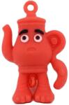 Flippy Breloc de Chei din Silicon, Flippy, Figurina Brainrot Ceainic Sahur, 4 cm, Rosu (166558)