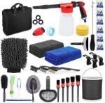 Flippy Accesorii pentru Curatare Auto, Flippy, Set 35 bucati, Accesorii pentru Detailing Auto, Accesorii pentru Curatare Auto in Interior si Exterior, Multicolor (133244)