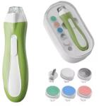 Flippy Pila Electrica, Flippy, pentru Copii si Bebelusi, din ABS, 6 Accesorii, cu Lumina LED, 9.5 x 6 x 17 cm, Verde (133216)