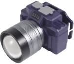 Flippy Lanterna LED de Montat pe Cap, Flippy, cu Raza Lunga de Zoom, Far Telescopic, Reglabil, Rezistent la Apa, pentru Pescuit in Aer Liber, Camping, Lumina Puternica, Lanterna, 7.5x5x7 cm, Albastru (132829