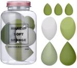 Flippy Set Buretei Machiaj, Flippy, Premium, 7 bucati, verde (124119)