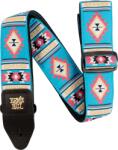 Ernie Ball gyöngyvászon gitárheveder Sedona kék
