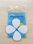 Wegen Picks Wegen Bluegrass 'NO HOLE' fehér pengető 1mm 4db