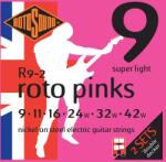 Rotosound R9-2 Roto Nickel Wound elektromos gitár 2-Pack húrkészlet 9-42