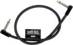 Ernie Ball Flex fekete patch kábel 45cm