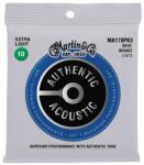 Martin Authentic akusztikus gitár húrkészlet 80/20 Bronz 10-47 3 szett
