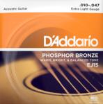 D Addario D'Addario EJ15 10-47 Ph/B akusztikus húrkészlet