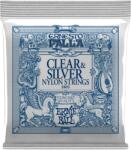 Ernie Ball Clear&Silver Medium 28-42 nylon húrkészlet