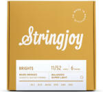 Stringjoy Brights 11-52 80/20 Bronz akusztikus gitárhúr készlet