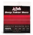 La Bella 760FL Deep Talking Flatwound köszörült basszusgitár húrkészlet 43-104