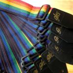 GHS GHS-A8RAIN nylon gitár heveder szivárvány
