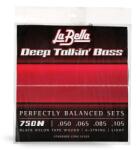 La Bella 750N Deep Talking Black Nylon basszusgitár Long Scale húrkészlet 50-105