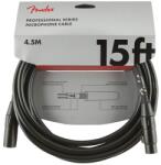 Fender Professional series mikrofon kábel 4, 5m fekete