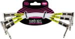 Ernie Ball patch kábel 15cm fehér 3db/szett