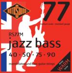 Rotosound RS77M Jazz Bass 77 köszörült Monel Flatwound basszusgitár húrkészlet 40-90 Medium Scale