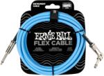 Ernie Ball Flex hangszerkábel 3M pipa-egyenes kék
