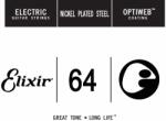 Elixir Optiweb elektromos gitár szálhúr . 064