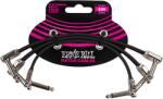Ernie Ball Flat Ribbon patch kábel 15cm fekete 3db/szett